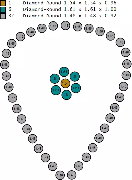 3D Gold Pendant 3D Printable Model 3D print model_3