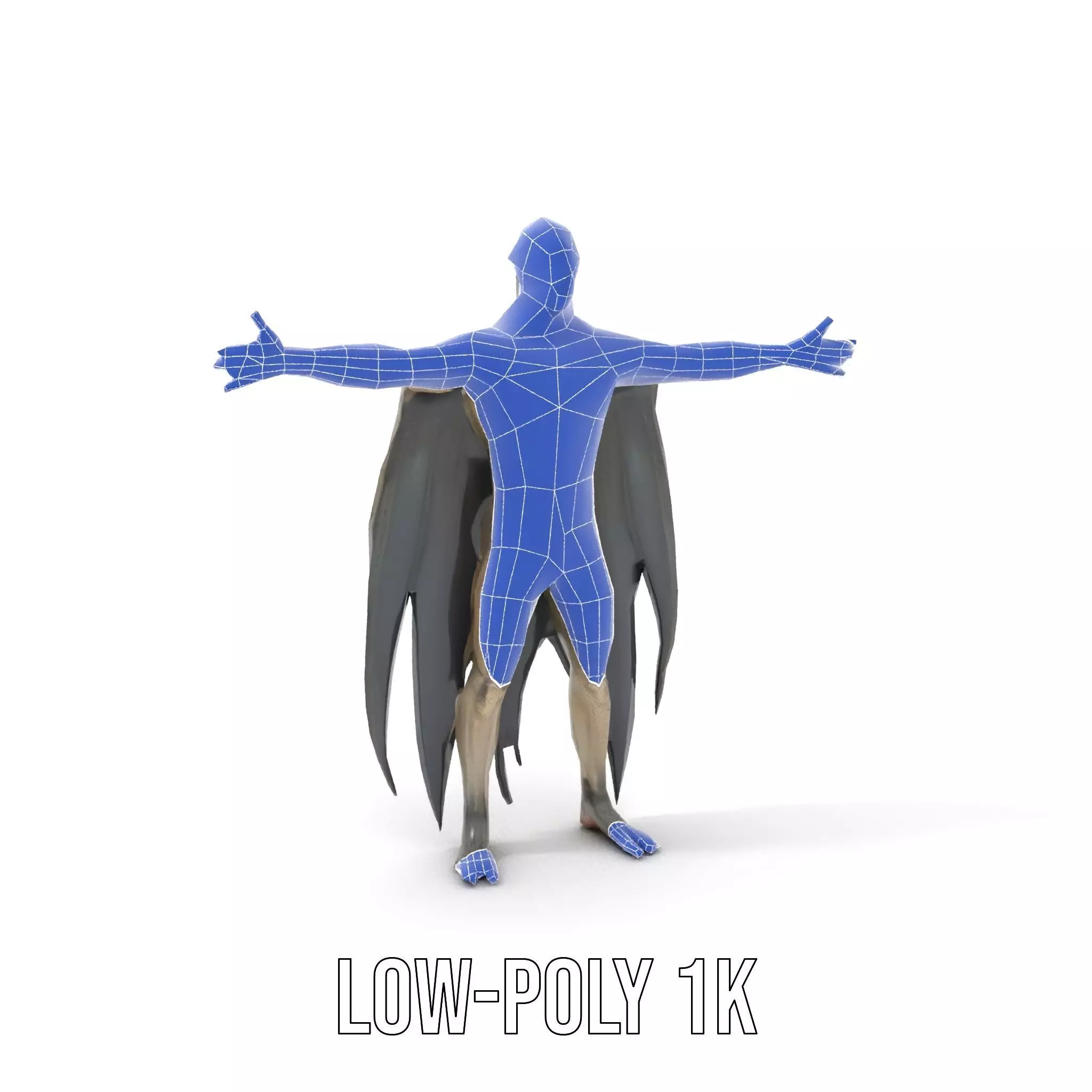 Vampire Creature Model Pack with Detailed Textures Low-poly 3D model_27