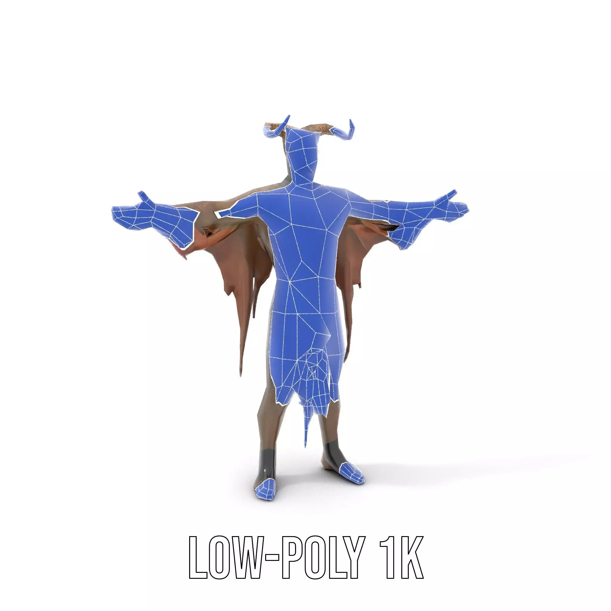 Demon Character Model Pack with Detailed Textures Low-poly 3D model_27