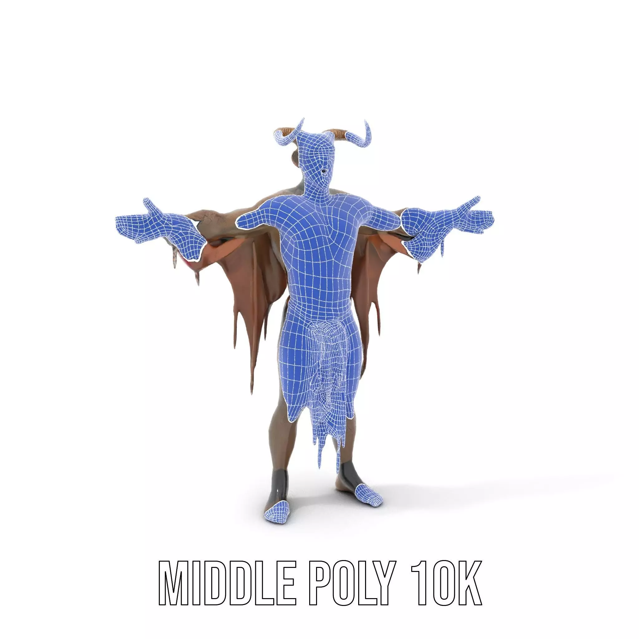 Demon Character Model Pack with Detailed Textures Low-poly 3D model_18