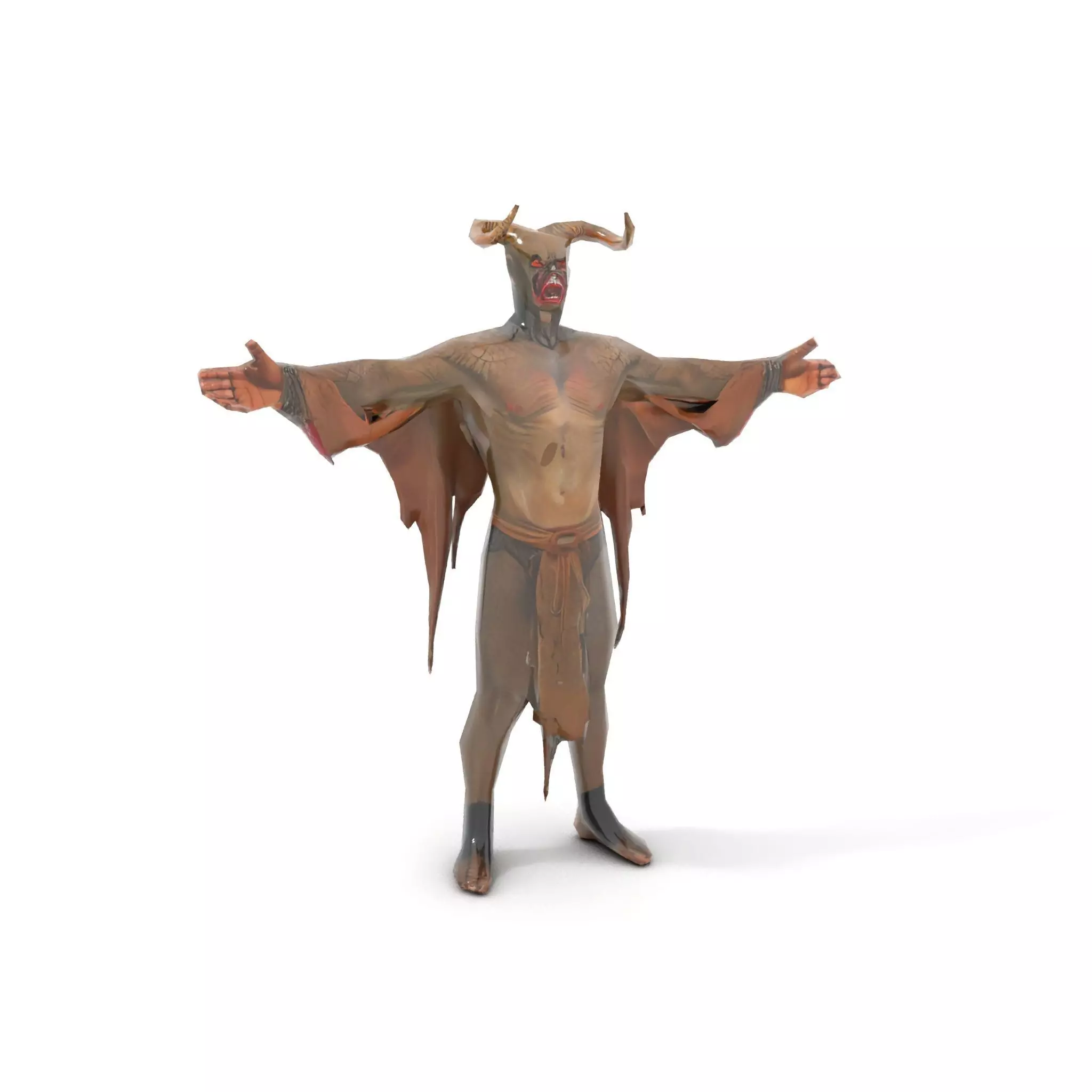 Demon Character Model Pack with Detailed Textures Low-poly 3D model_11