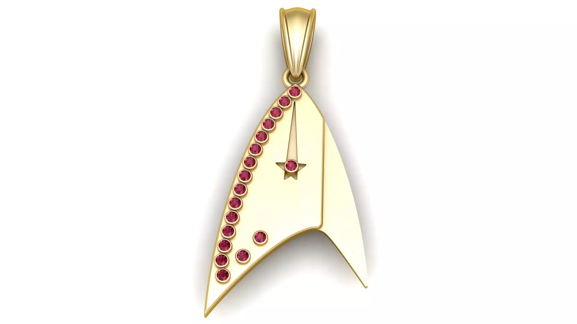 3D Gold Pendant 3D print model