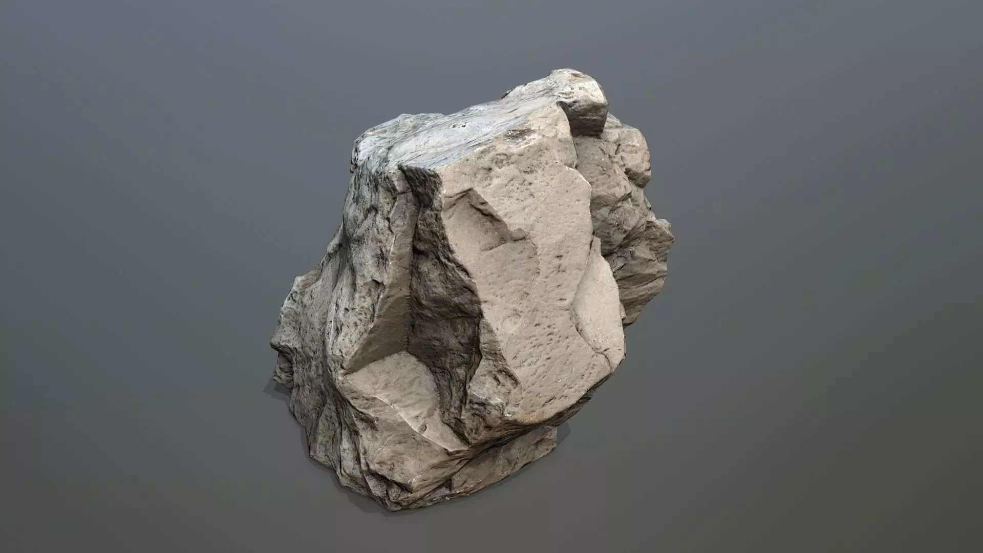 River Stones Low-poly 3D model_7