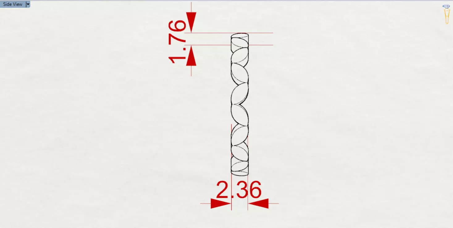 Gold Infinity stl Ring Model gr0131 3D print model_25