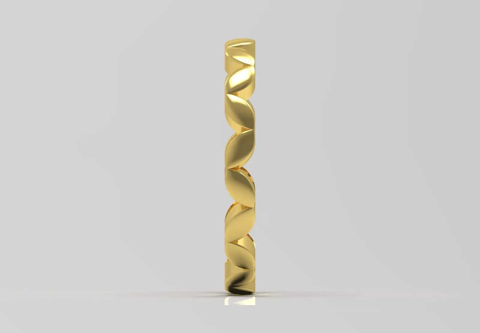 Gold Infinity stl Ring Model gr0131 3D print model_2