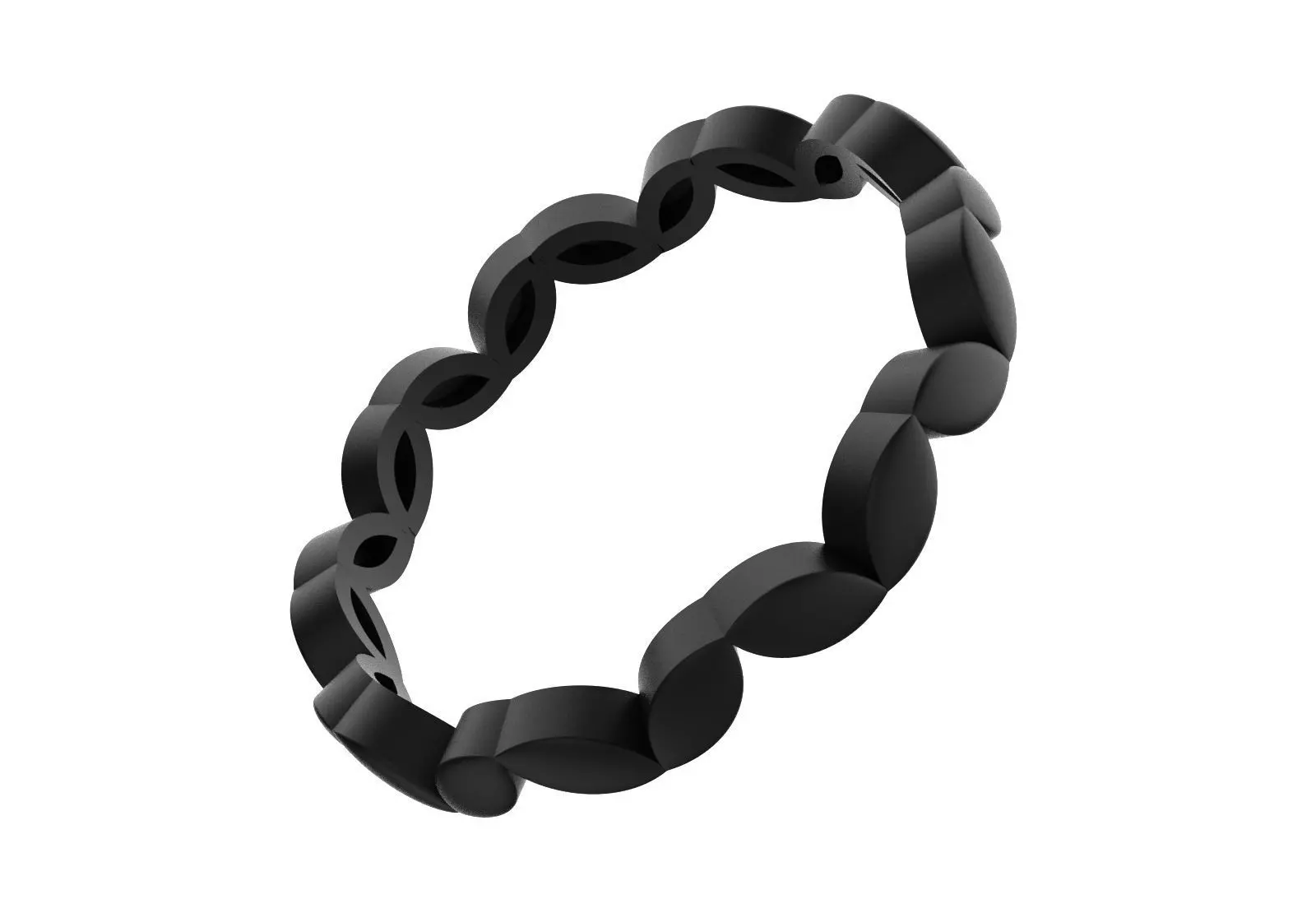 Gold Infinity stl Ring Model gr0131 3D print model_16