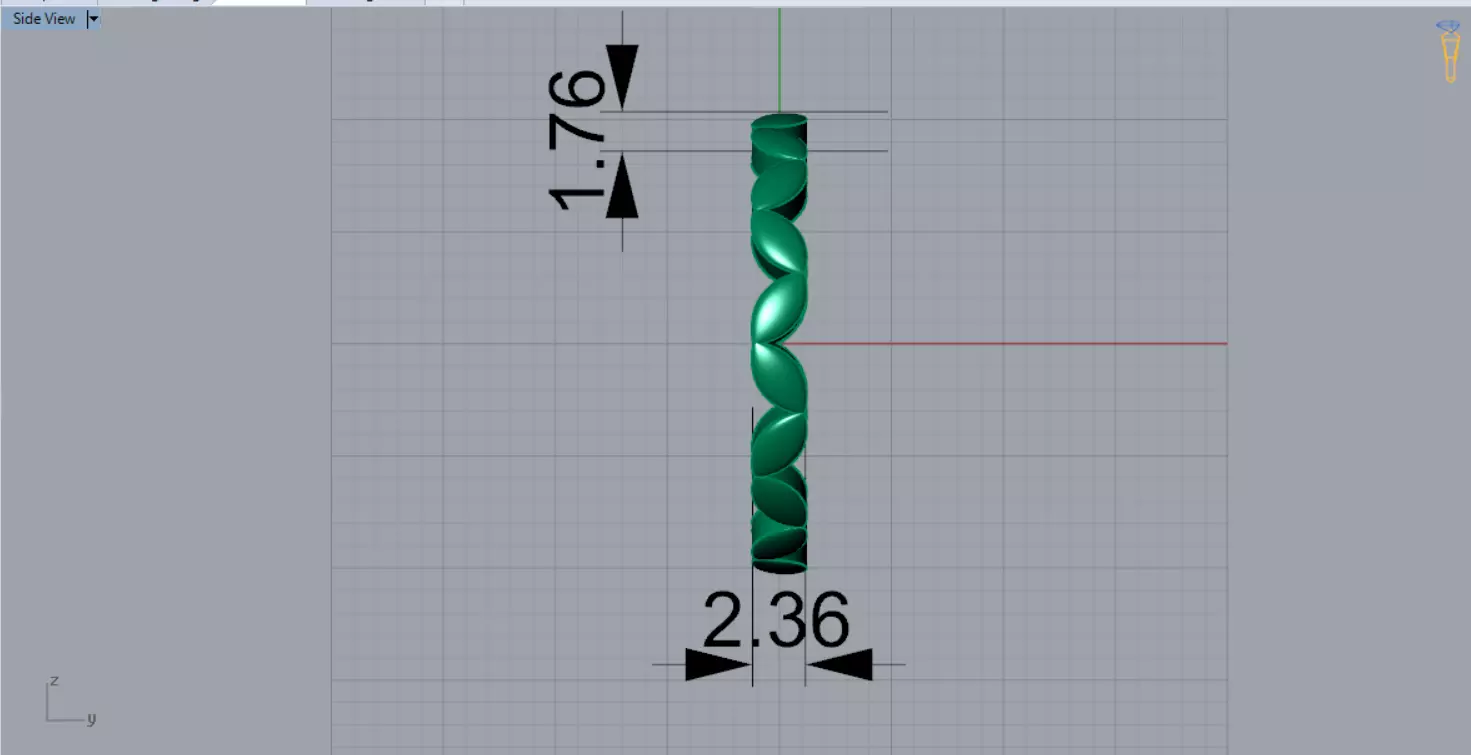 Gold Infinity stl Ring Model gr0131 3D print model_10