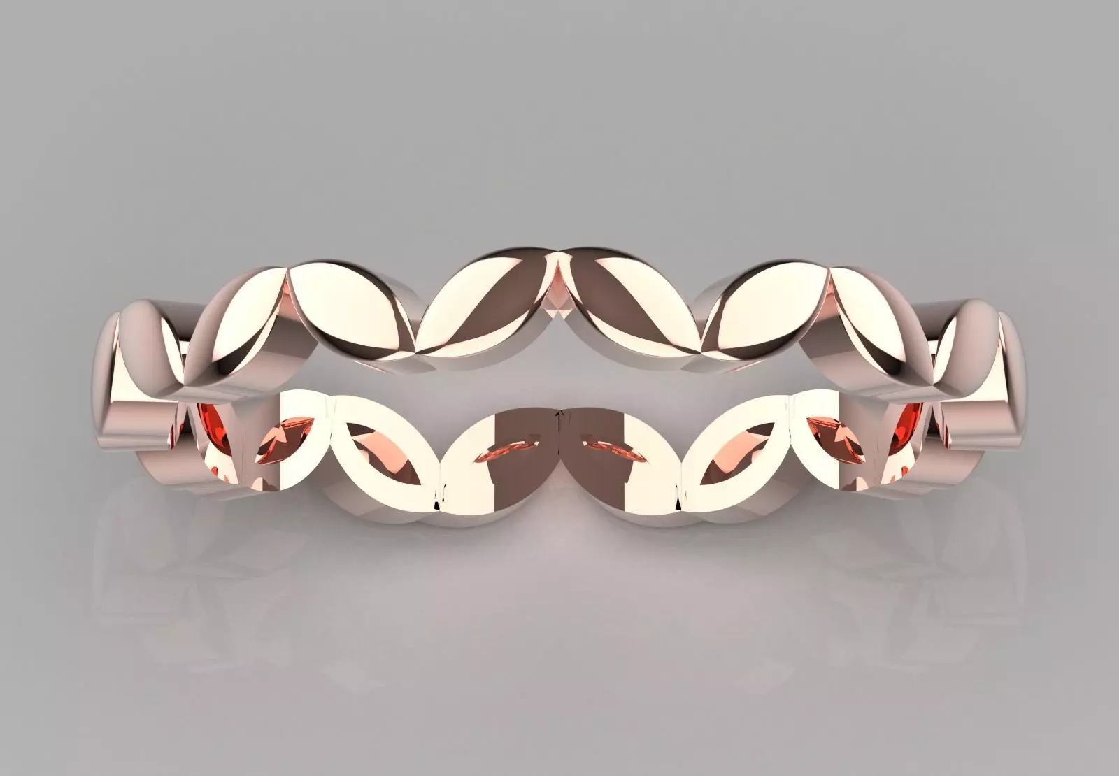 Gold Infinity stl Ring Model gr0131 3D print model_11