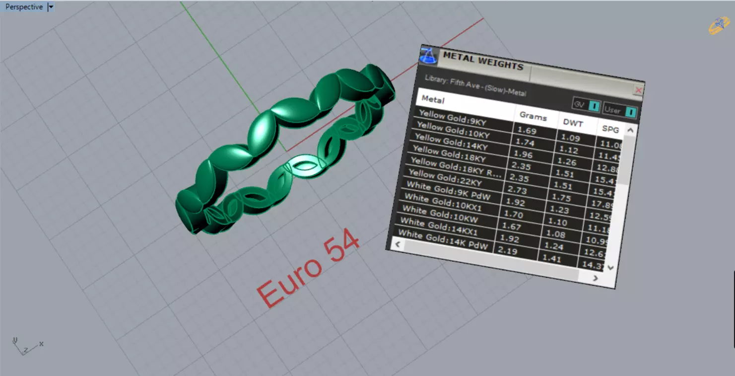 Gold Infinity stl Ring Model gr0131 3D print model_6