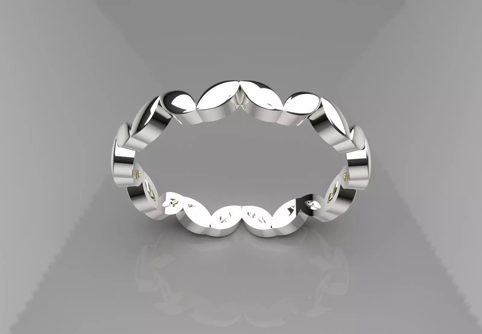 Gold Infinity stl Ring Model gr0131 3D print model_14