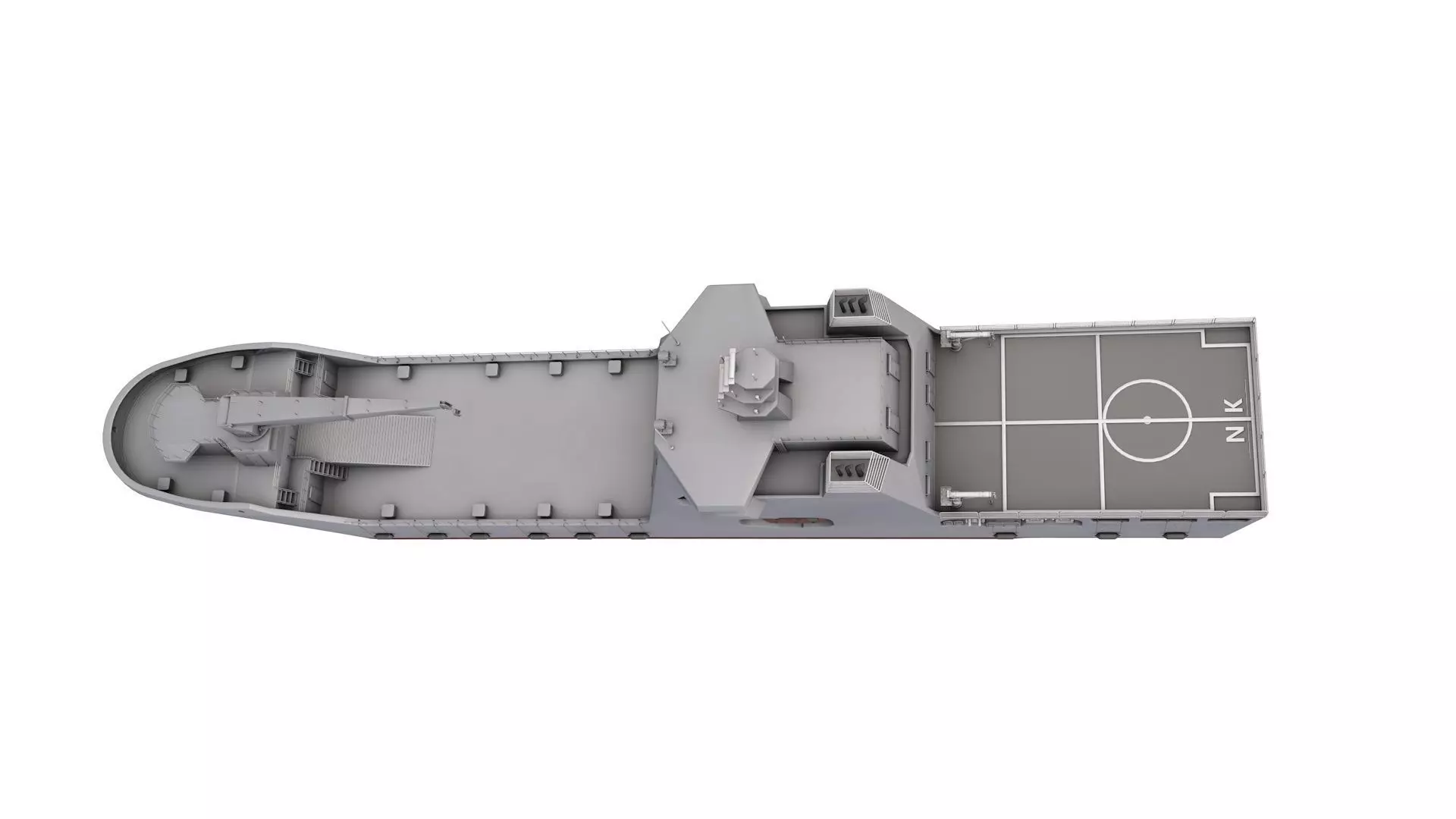 LST 100 - Landing Ship Transport  3D model_5