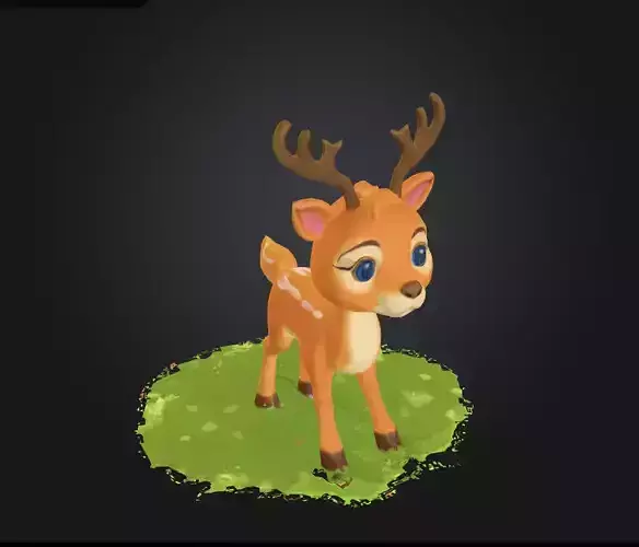 Cartoon Deer