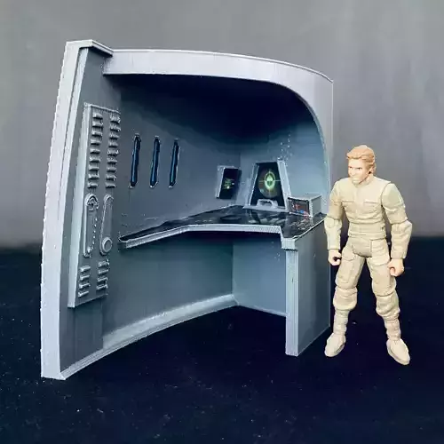 USS Enterprise Bridge Weapons Station - The Wrath of Khan