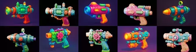 Pistol Gun bundle 11 pack 100 glb