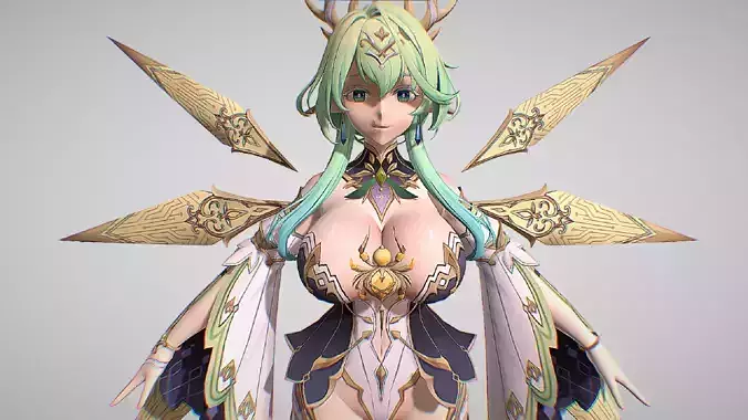 Wheri - Eversoul - Cute Anime Girl Characer 