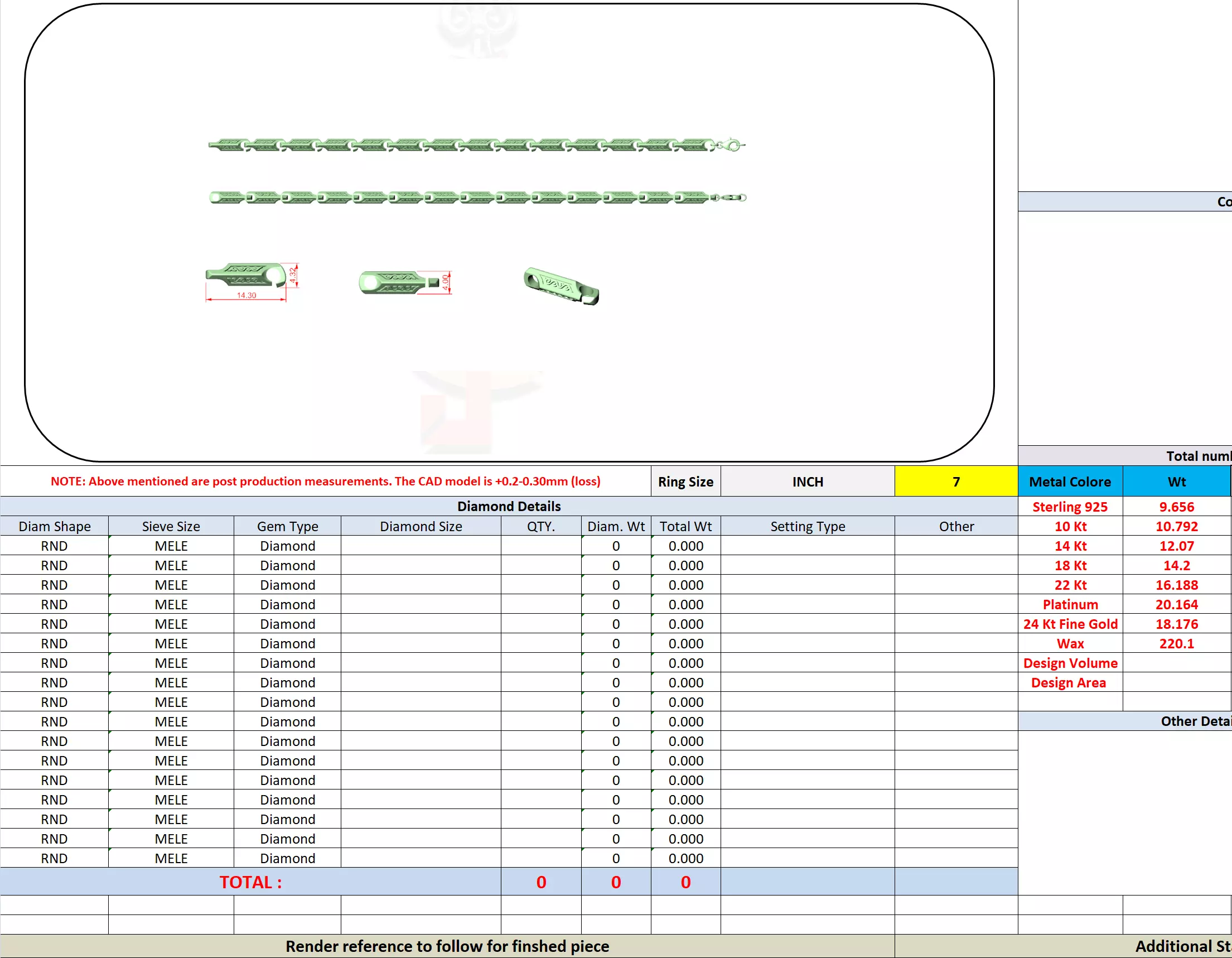 Designer Unique Unisex Cuban Chain With 3DM STL OBJ FBX Files 3D print model_2