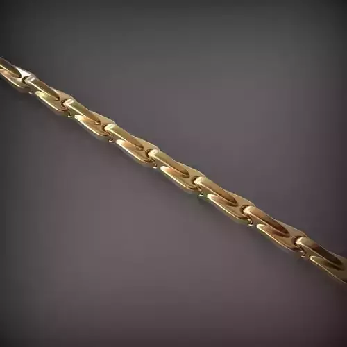 Designer Unique Unisex Cuban Chain With 3DM STL OBJ FBX Files