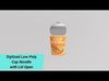 Stylized Low-Poly Cup Noodle with Lid Open Low-poly 3D model_1