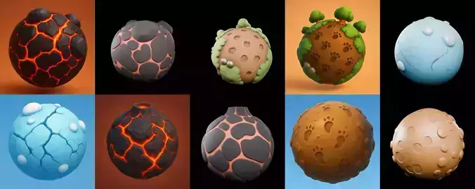 Mini Planet bundle 10 pack 100 glb