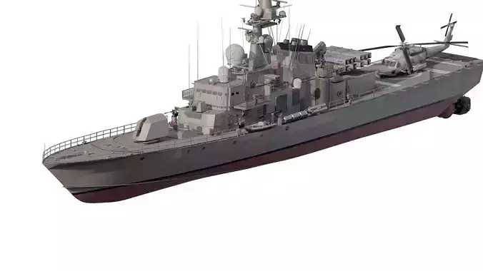 FAST ATTACK GUIDED MISSILE GUN BOAT