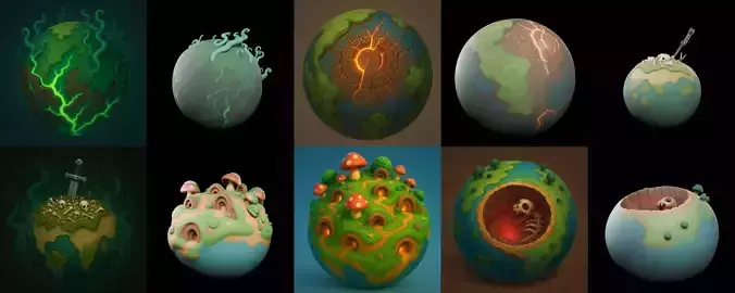 Little Earth bundle 8 pack 91 glb