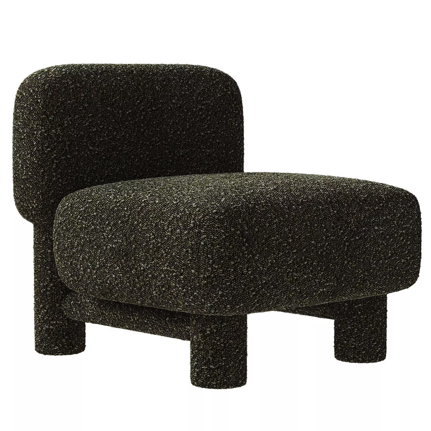 MATCHA Fabric Occasional Armchair 3D model