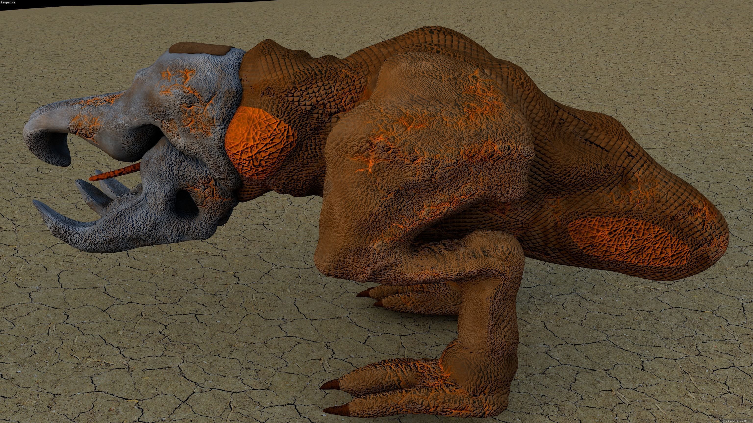 Monster Shrieker 3D model_1