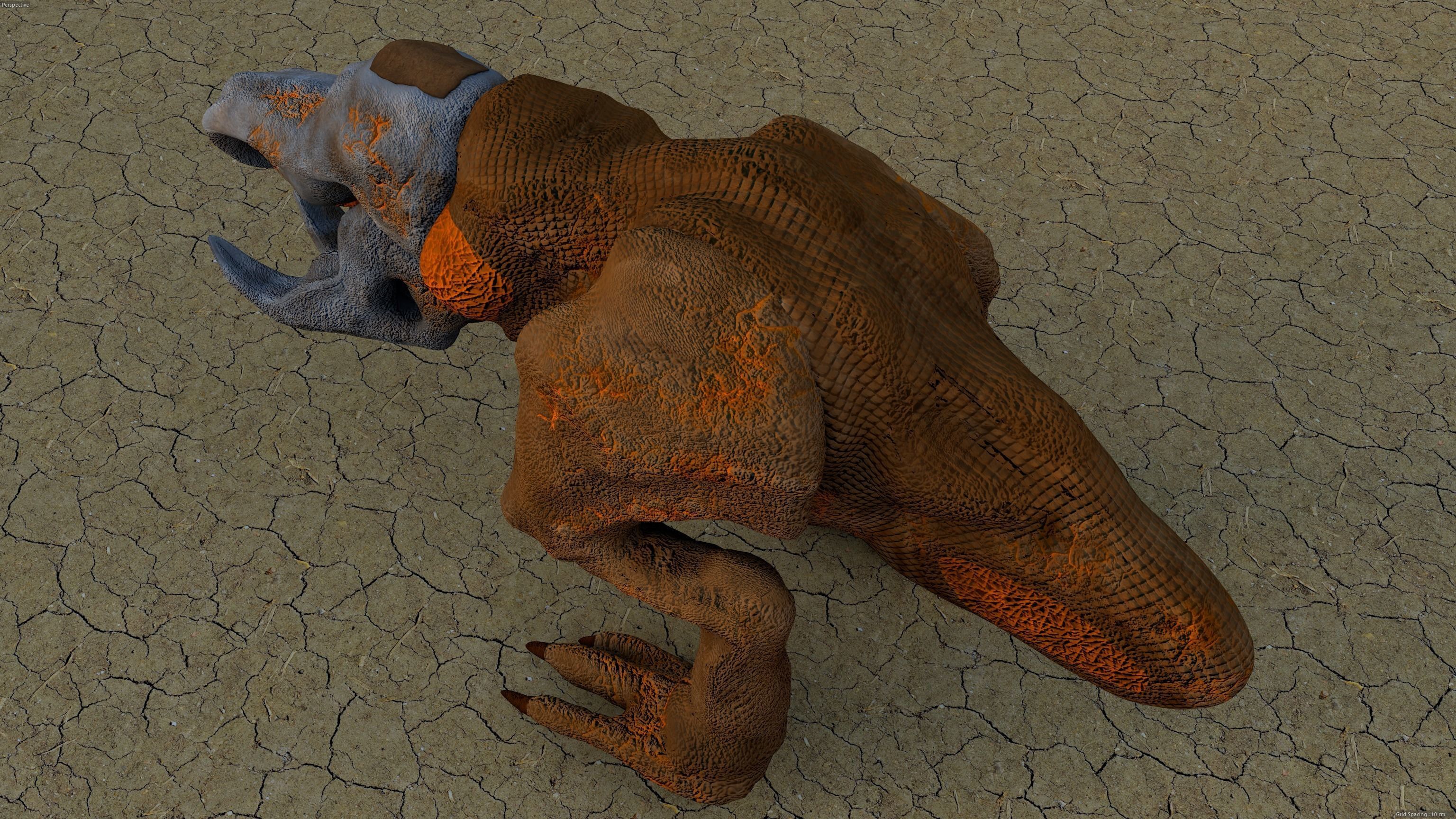 Monster Shrieker 3D model_2