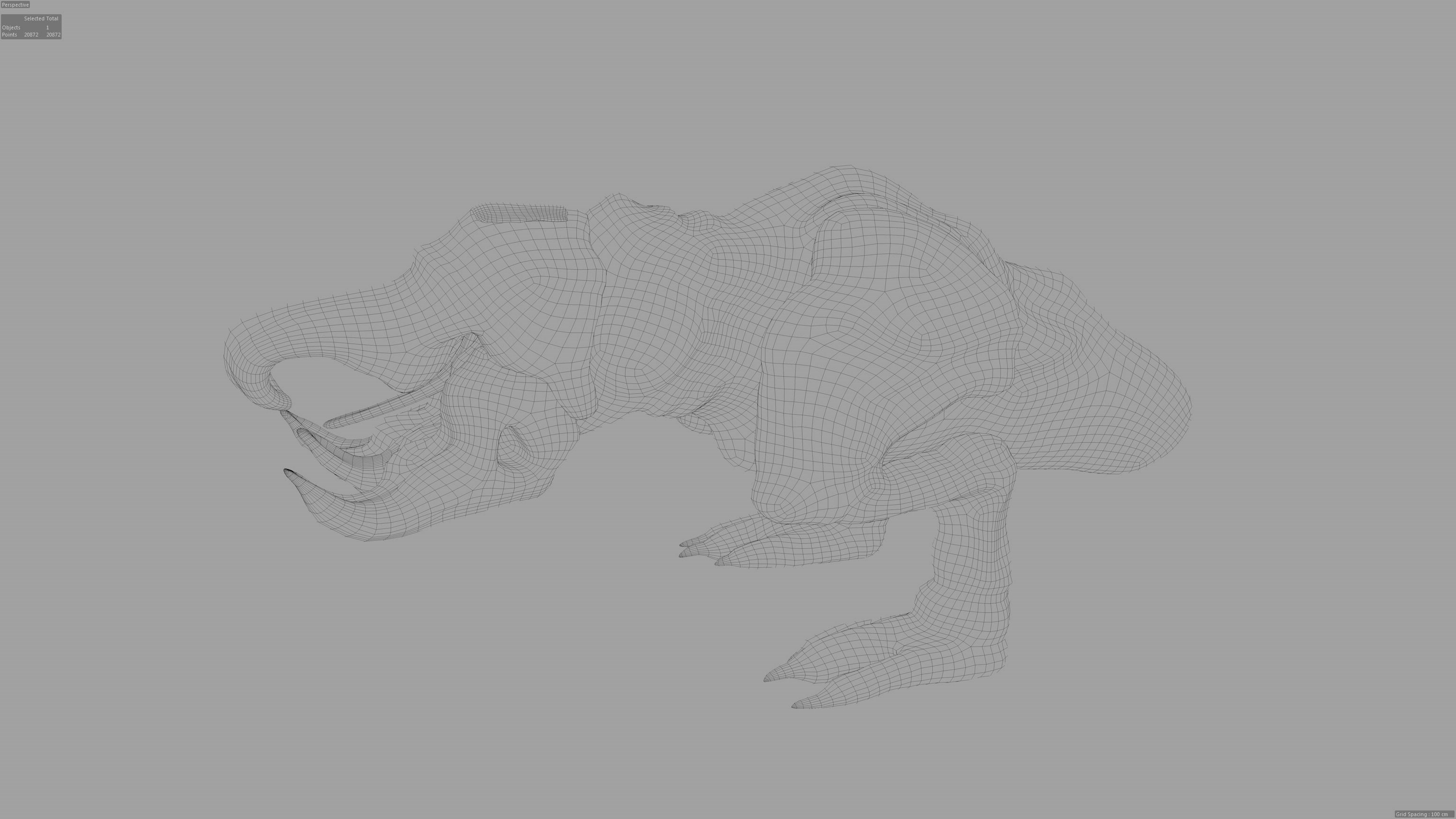 Monster Shrieker 3D model_9