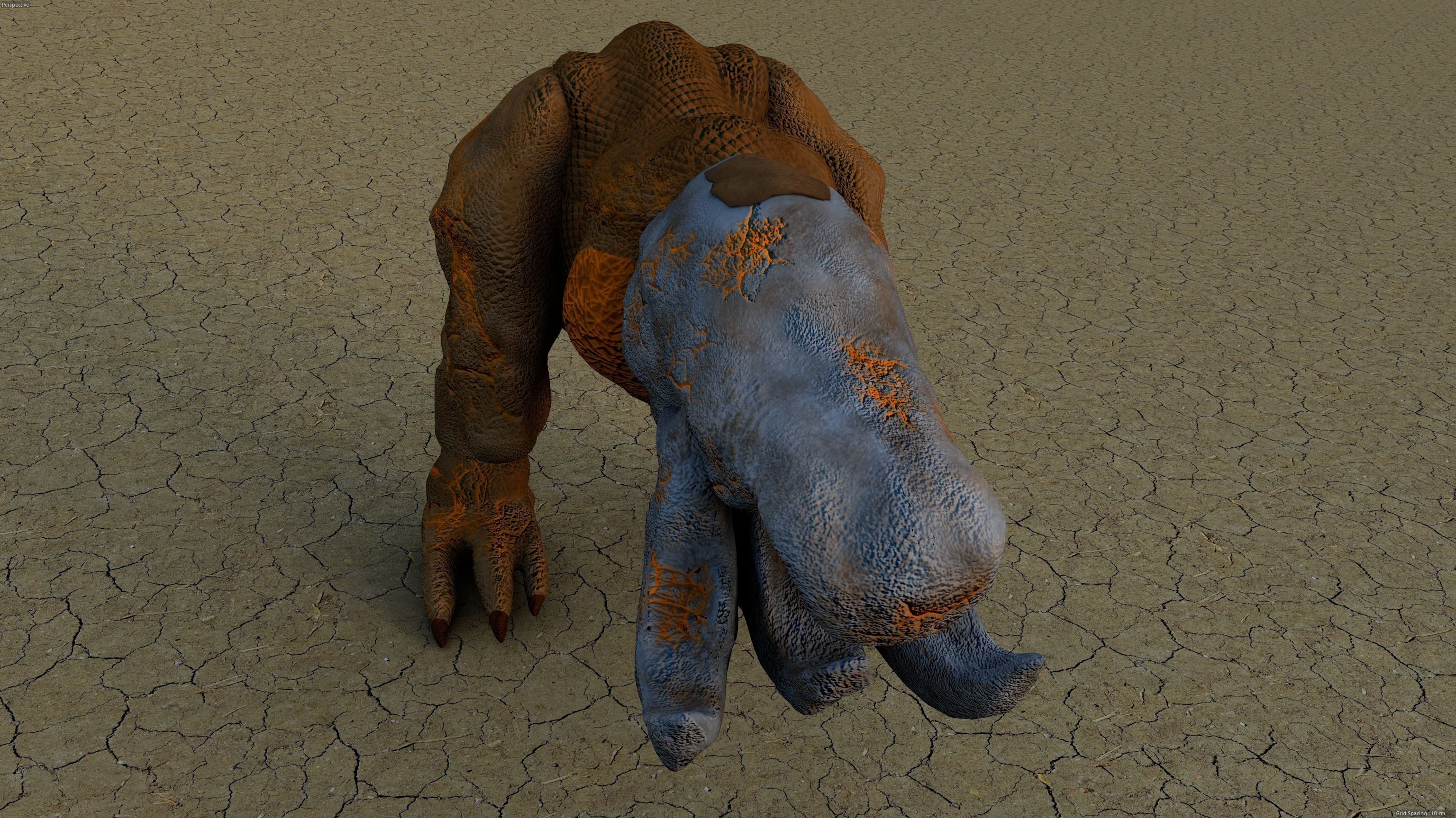 Monster Shrieker 3D model_5