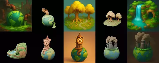 Little Earth bundle 3 pack 100 glb