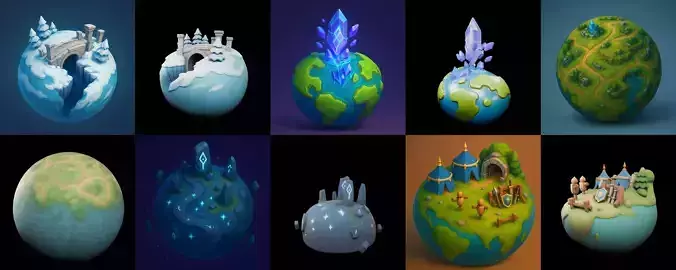 Little Earth bundle 1 pack 100 glb