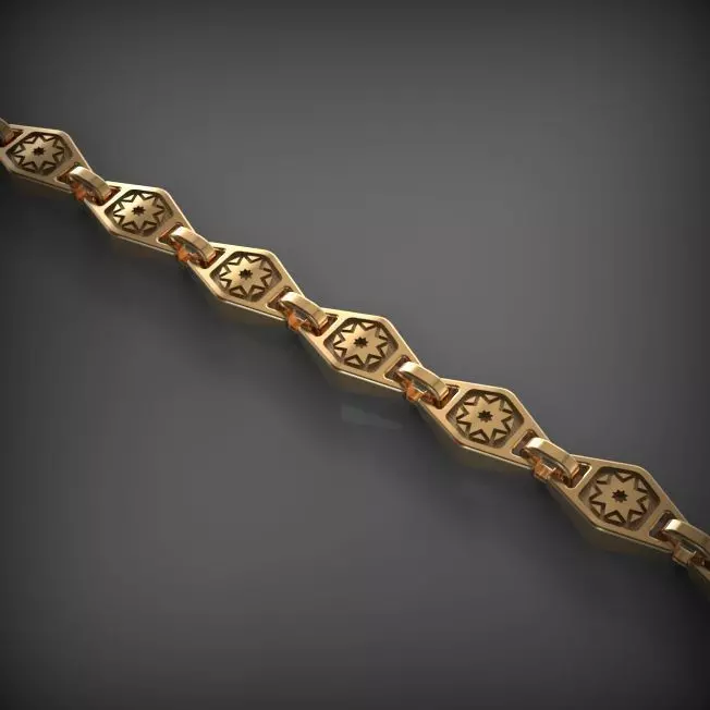 Designer Unique Unisex Cuban Chain With 3DM STL OBJ FBX Files 3D print model_0