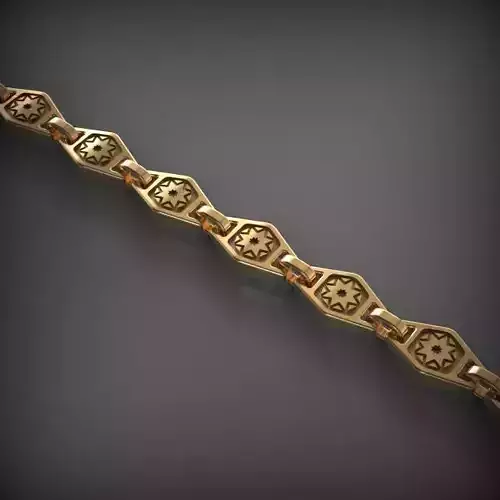 Designer Unique Unisex Cuban Chain With 3DM STL OBJ FBX Files