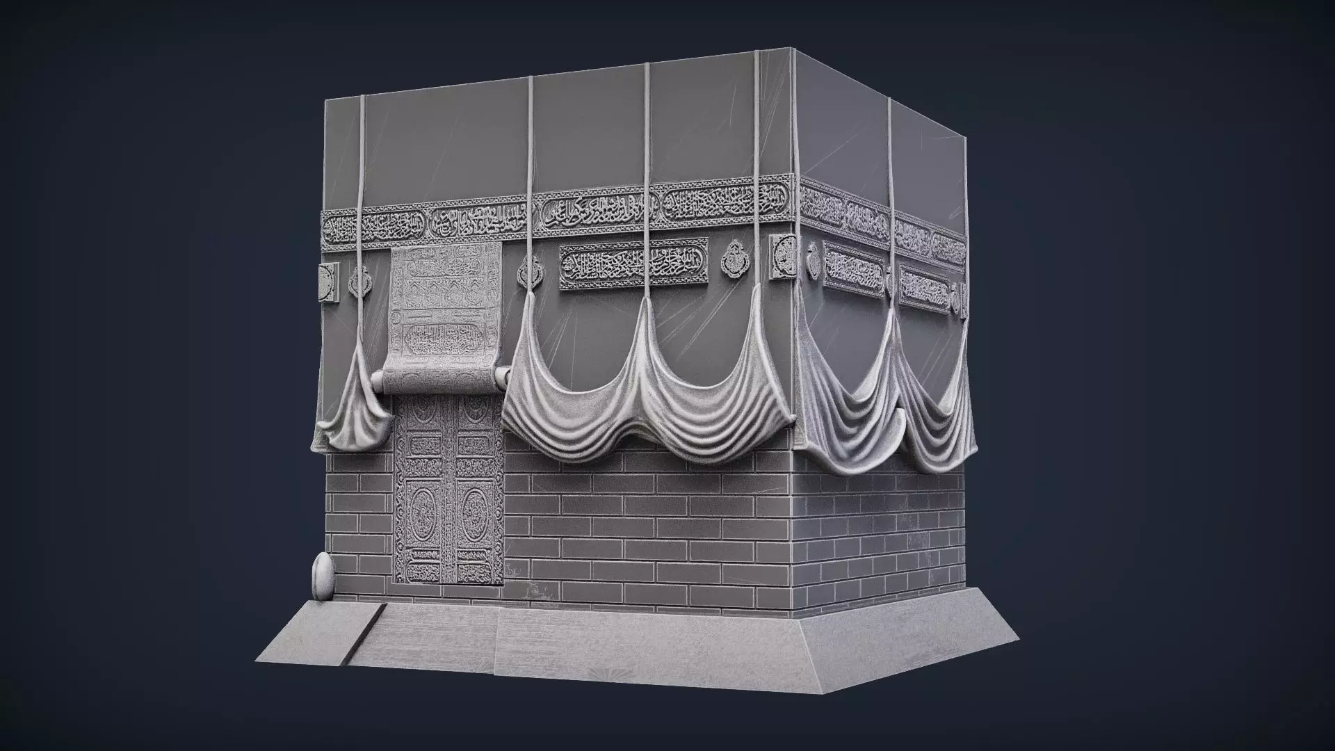 The Kaaba 3D print model