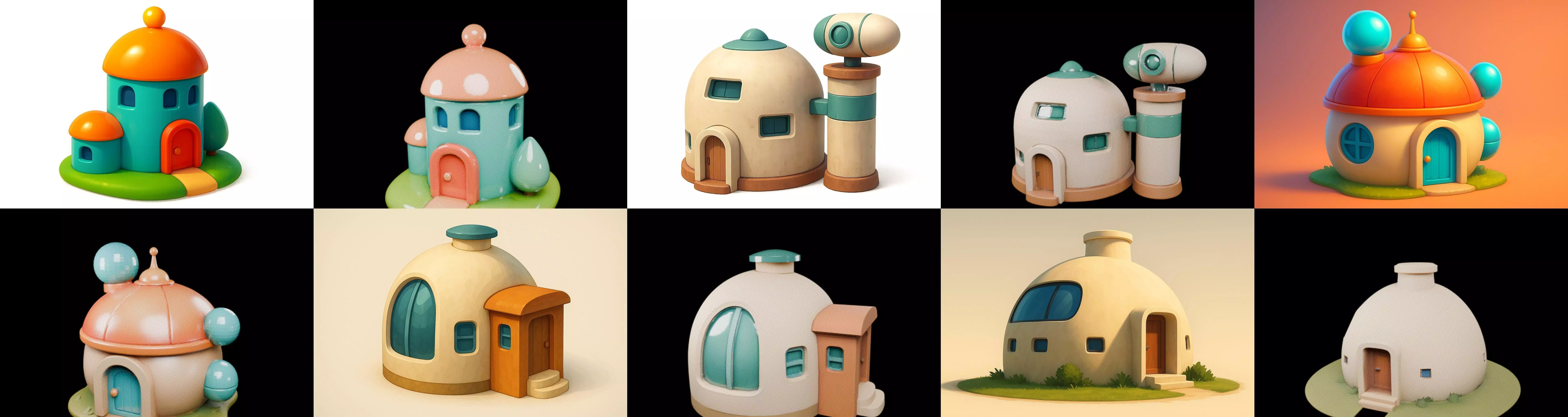 House Capsule bundle 12 pack 63 glb 3D model_3