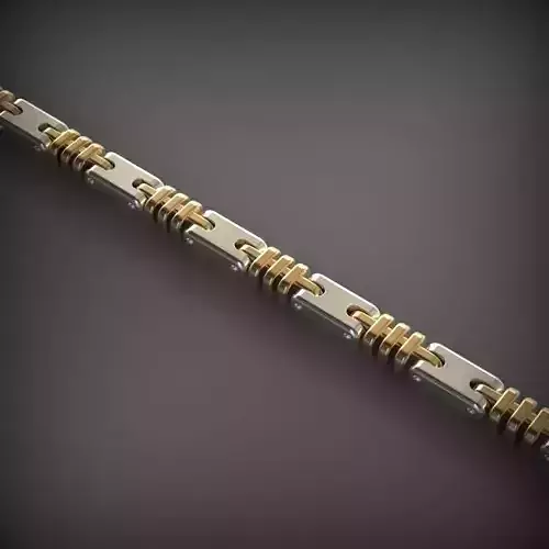 Designer Unique Unisex Cuban Chain With 3DM STL OBJ FBX Files