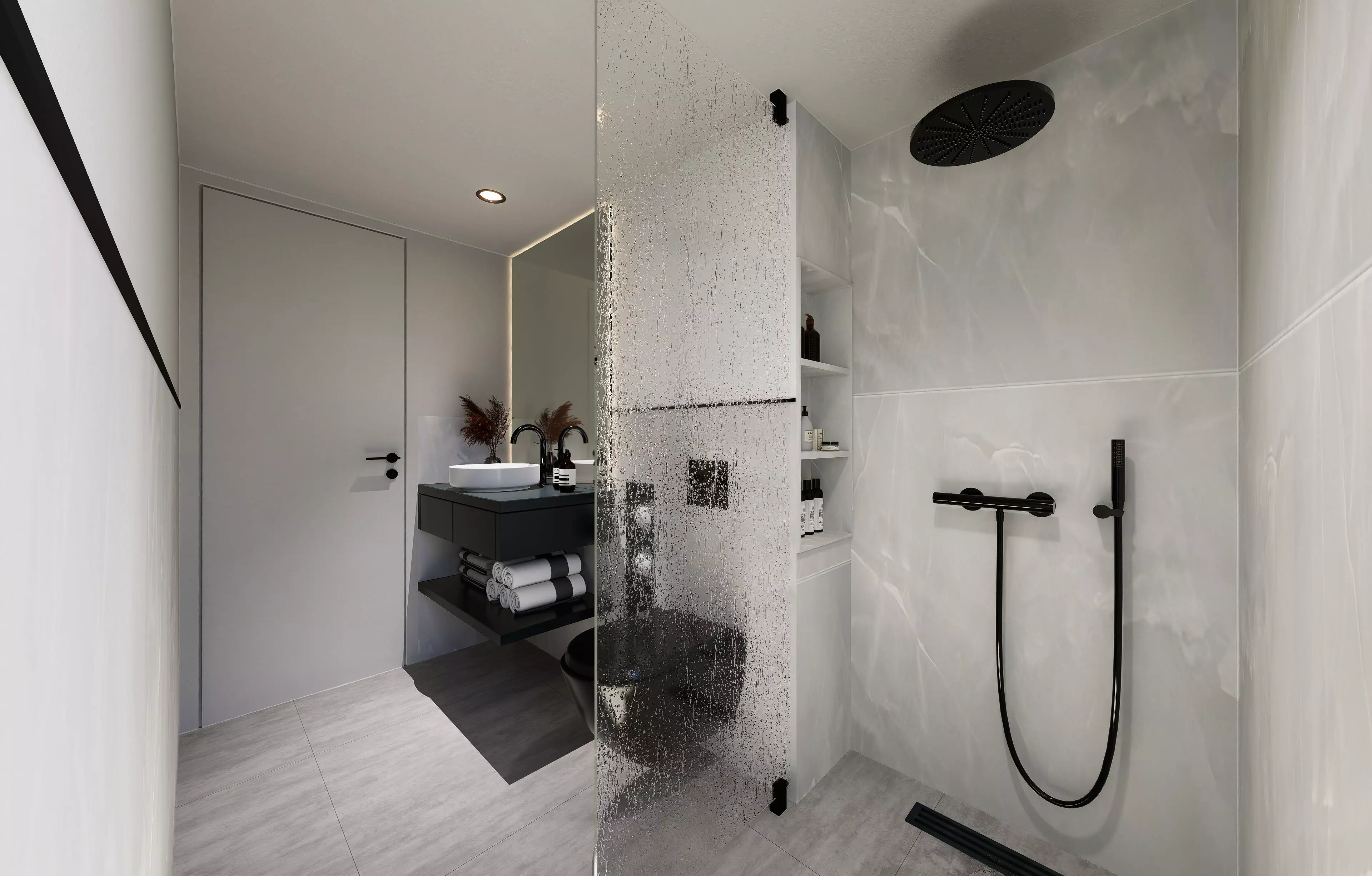 D5 Render Interior Bathroom Scene 3D Model 3D model_1