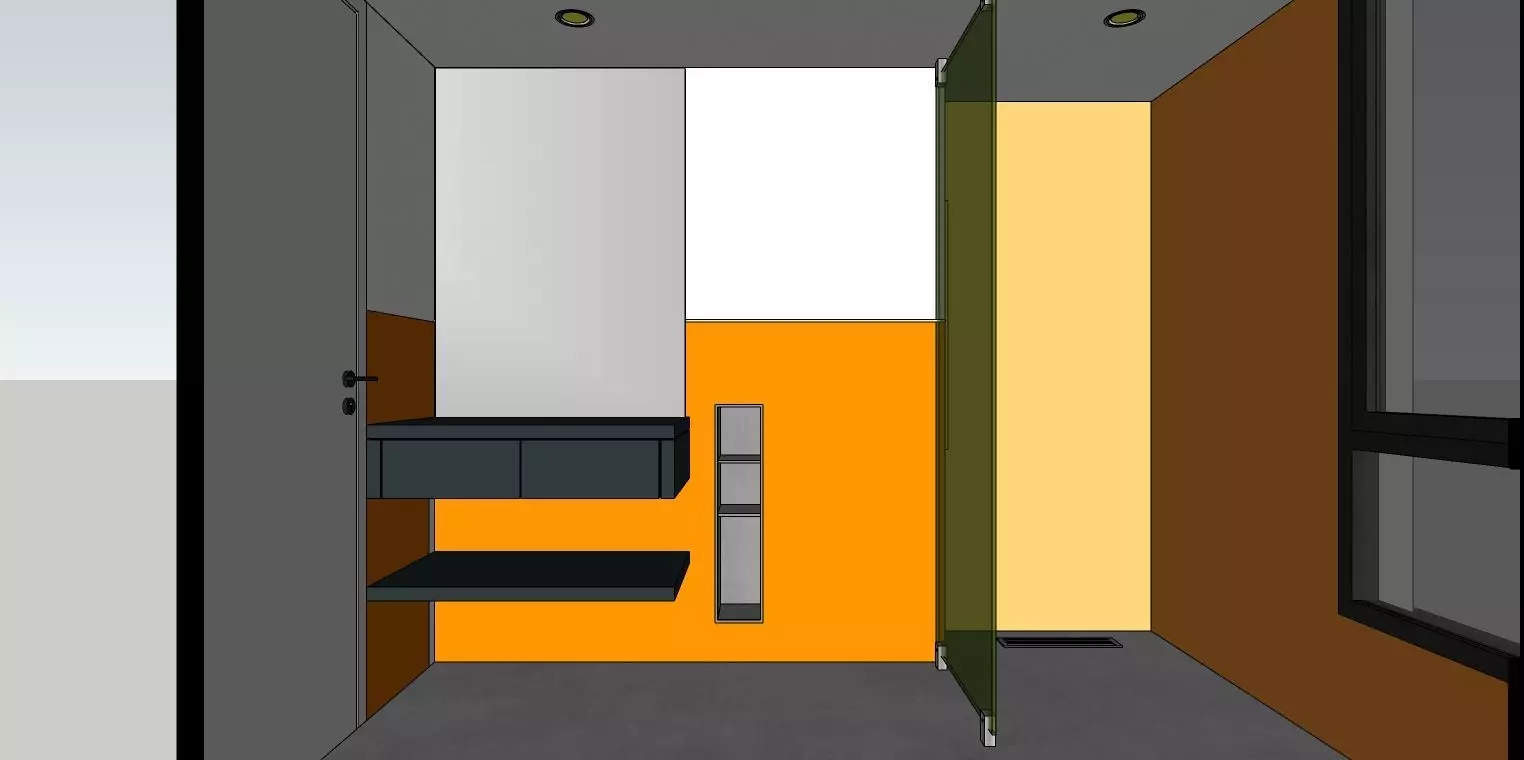 D5 Render Interior Bathroom Scene 3D Model 3D model_2