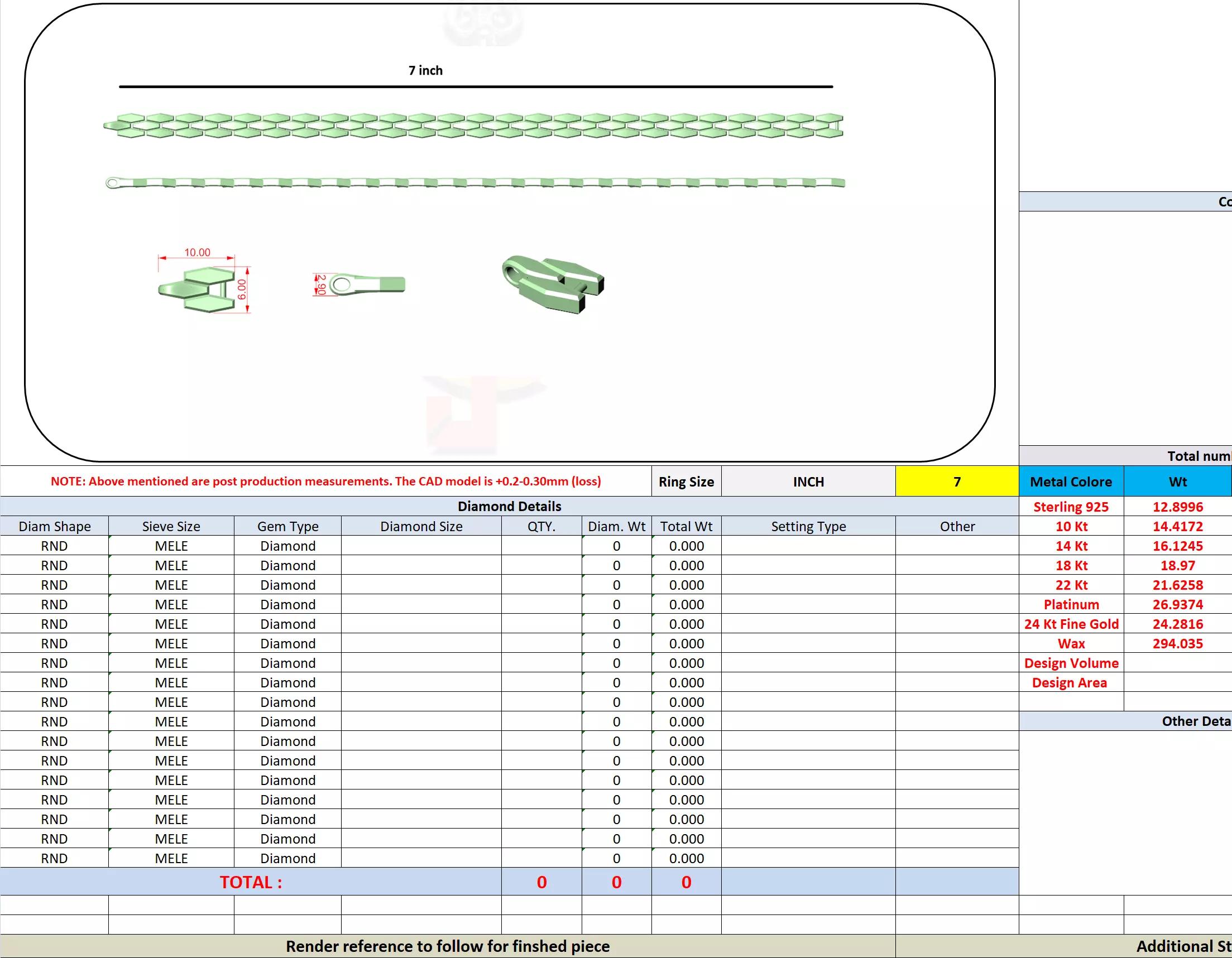 Designer Unique Unisex Cuban Chain With 3DM STL OBJ FBX Files 3D print model_2