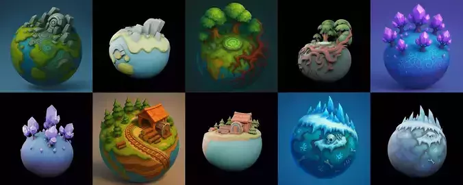 Grounded Planet bundle 6 pack 100 glb