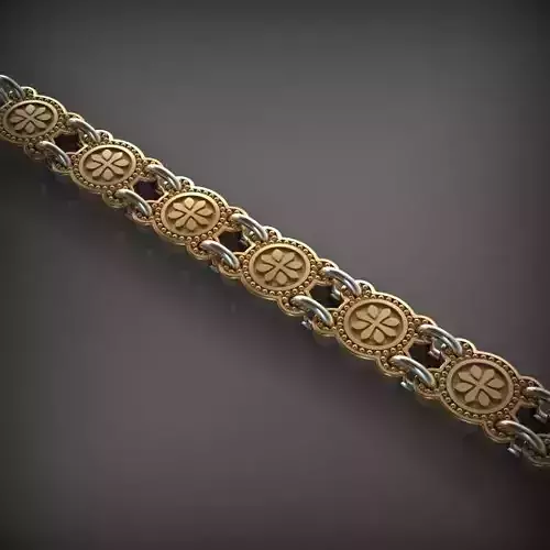 Designer Unique Unisex Cuban Chain With 3DM STL OBJ FBX Files