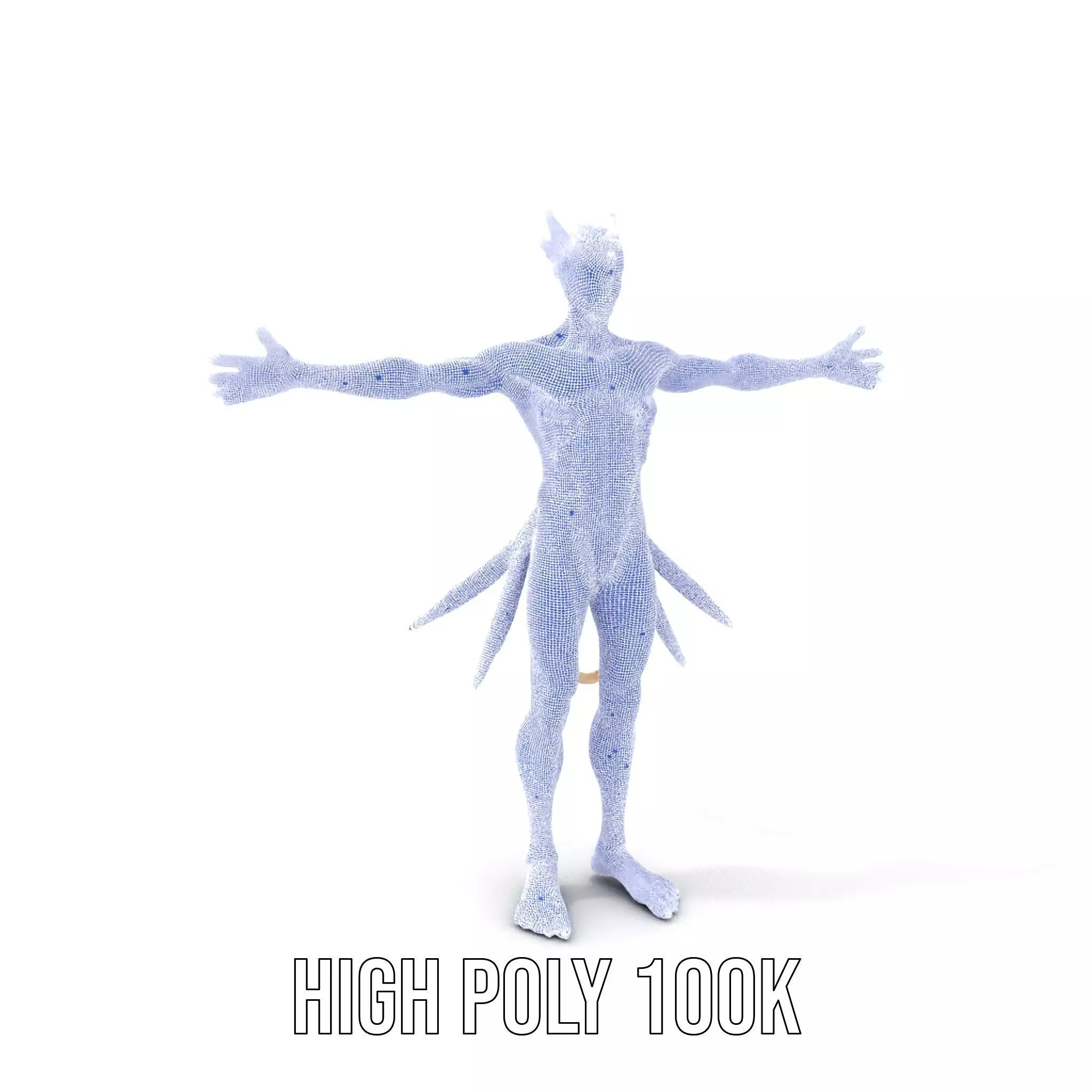 Fantasy Creature Model Pack with Feathered Details Low-poly 3D model_5