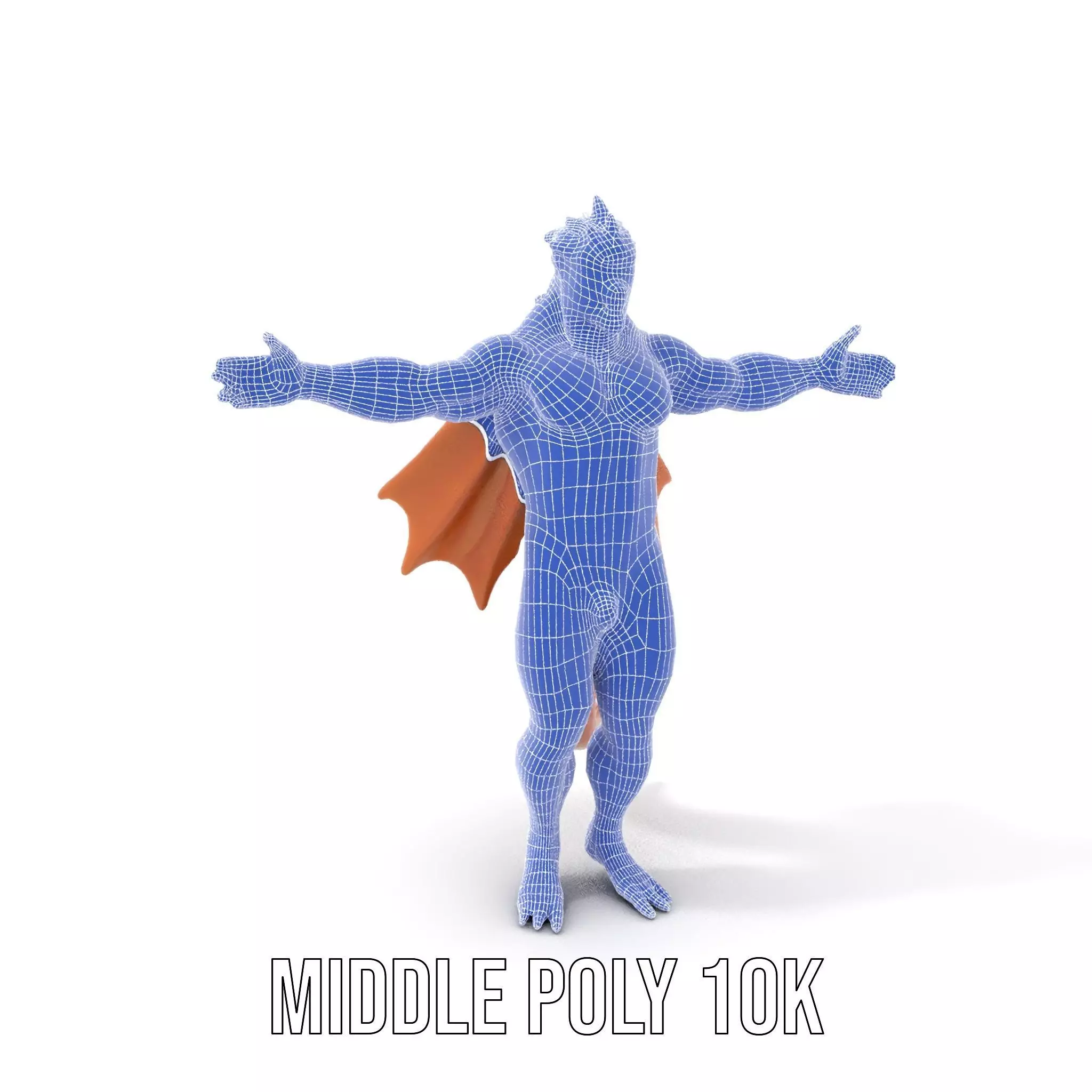 Dragon Warrior Character Model Pack Low-poly 3D model_17