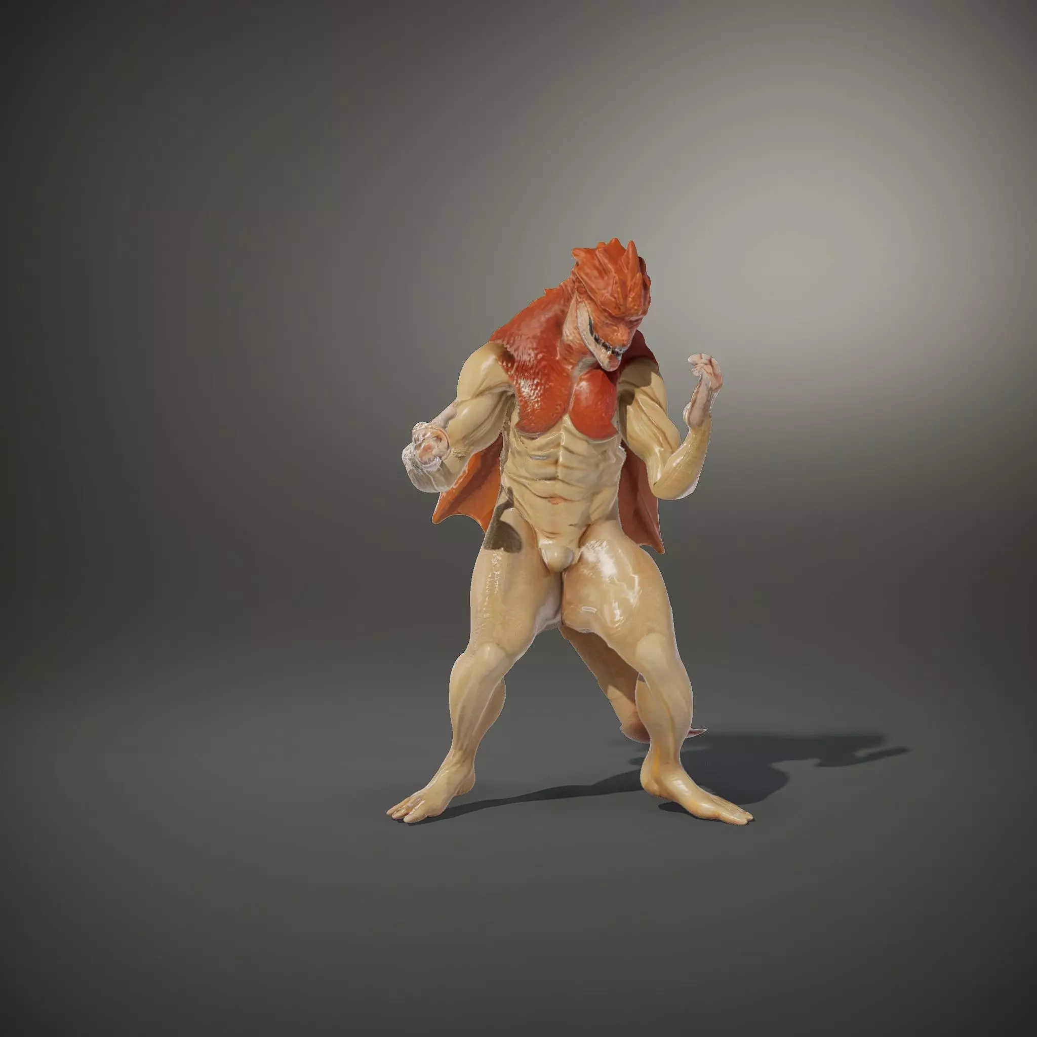 Dragon Warrior Character Model Pack Low-poly 3D model_34