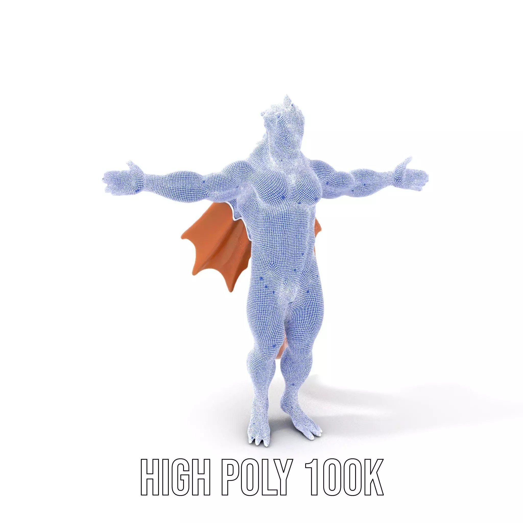 Dragon Warrior Character Model Pack Low-poly 3D model_5