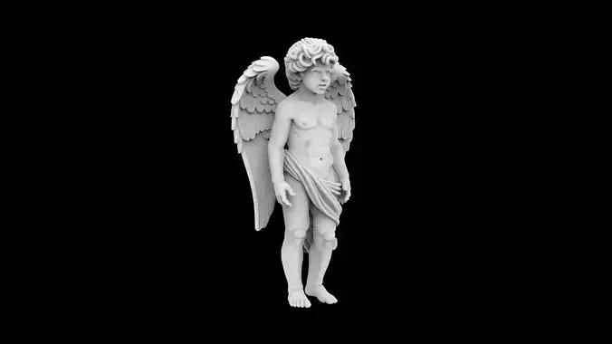 Cherub Angel Full Body 3D Print Model