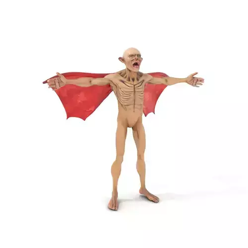 BatLike Creature Model Pack with Textured Wings