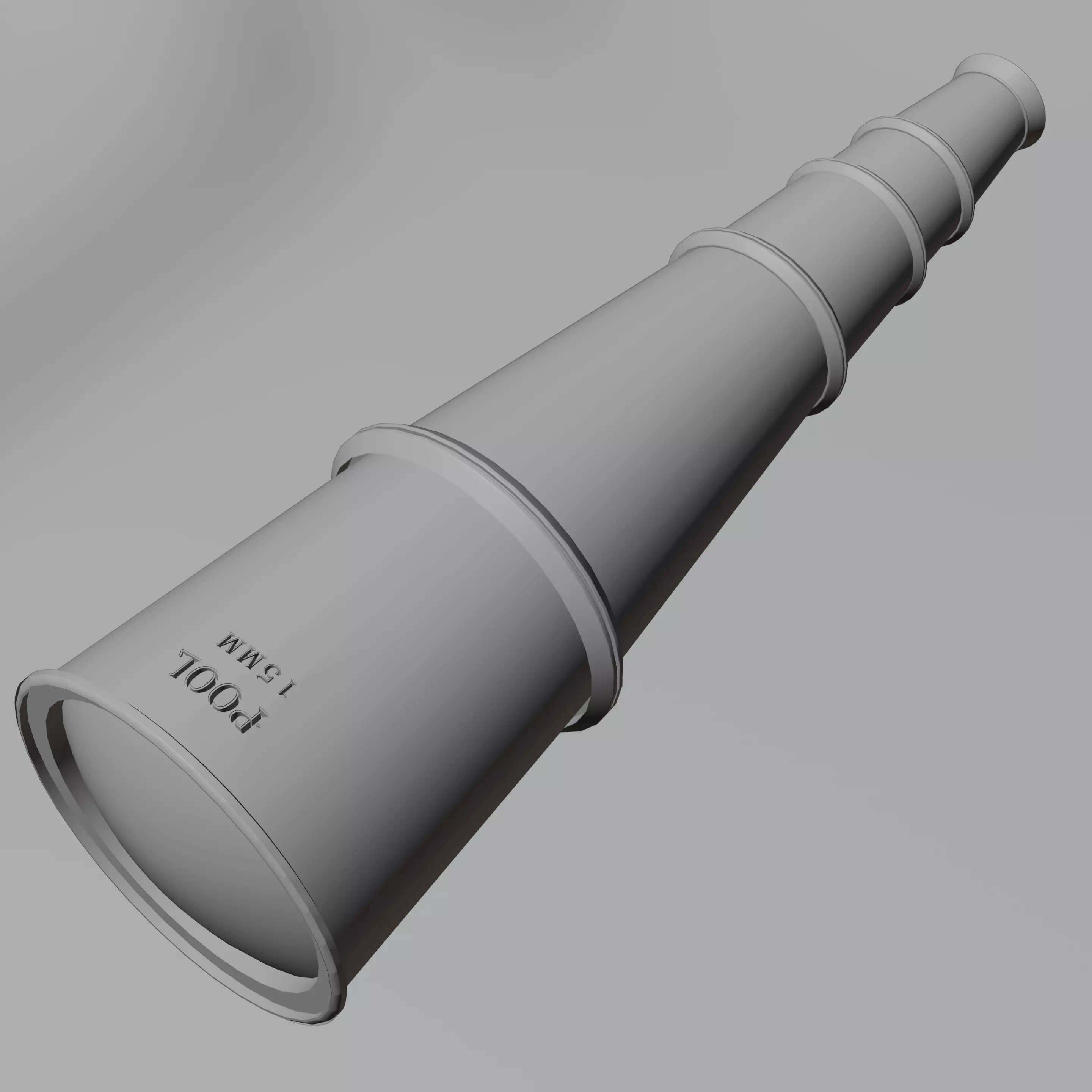 Vintage Binoculars Spyglass 3D Asset Pack Travel Low-poly 3D model_8