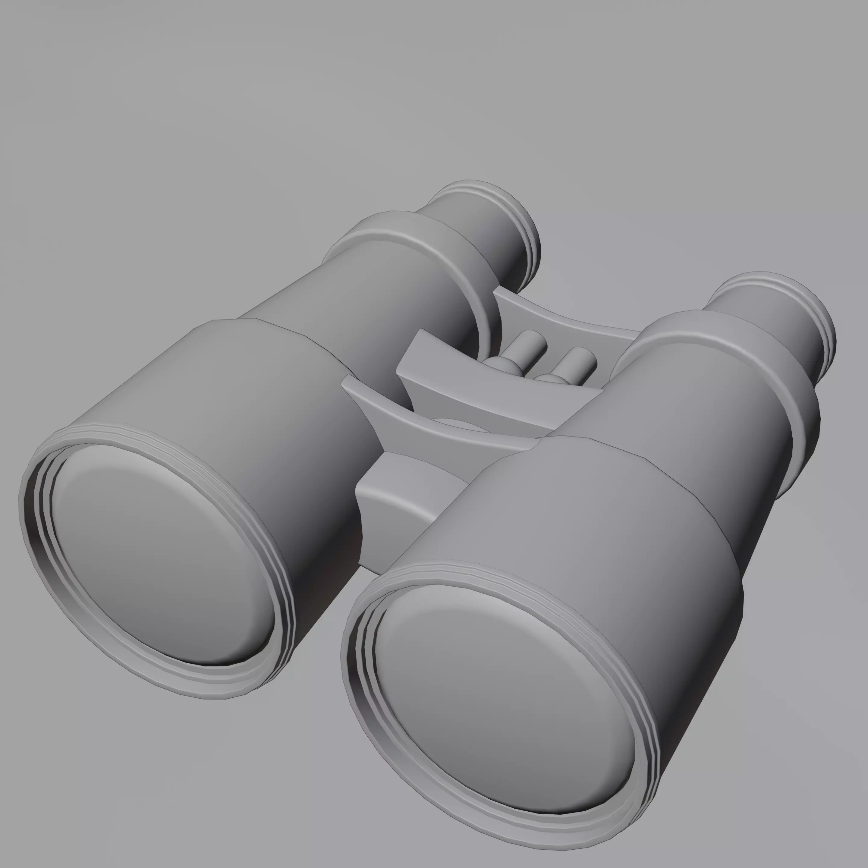 Vintage Binoculars Spyglass 3D Asset Pack Travel Low-poly 3D model_6